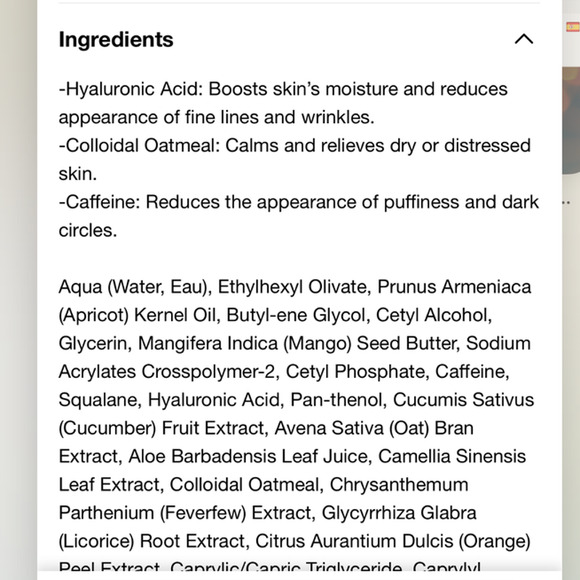 First Aid Beauty - Hydrating Eye Cream w/ Hydraluronic Acid - NEW - Picture 4 of 8